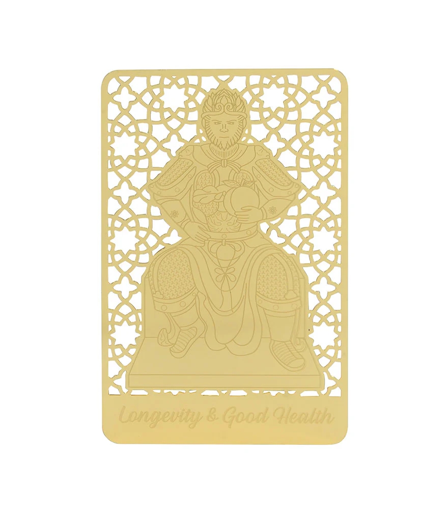 Longevity Health & Wellness Hotel - อายุยืนและสุขภาพที่ดี Gold Talisman เพิ่มความฉลาดและความฉลาด Gold Metal