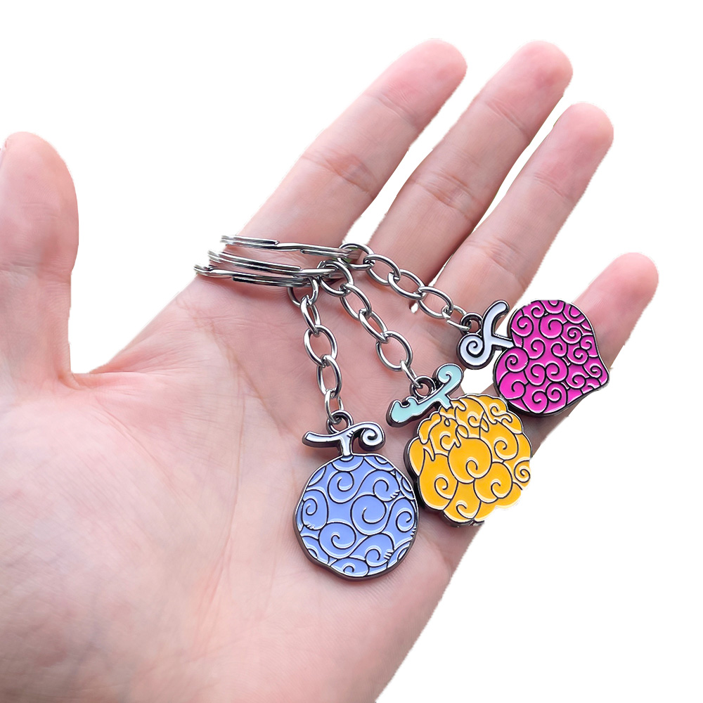 Health Wellness Gifts - พวงกุญแจโจรสลัดอะนิเมะสำหรับผู้หญิงผู้ชายสร้อยคอพวงกุญแจโลหะจิวเวลรี่เอซเดวิลเครื่องประดับจี้ห้อยคอลลาเรส