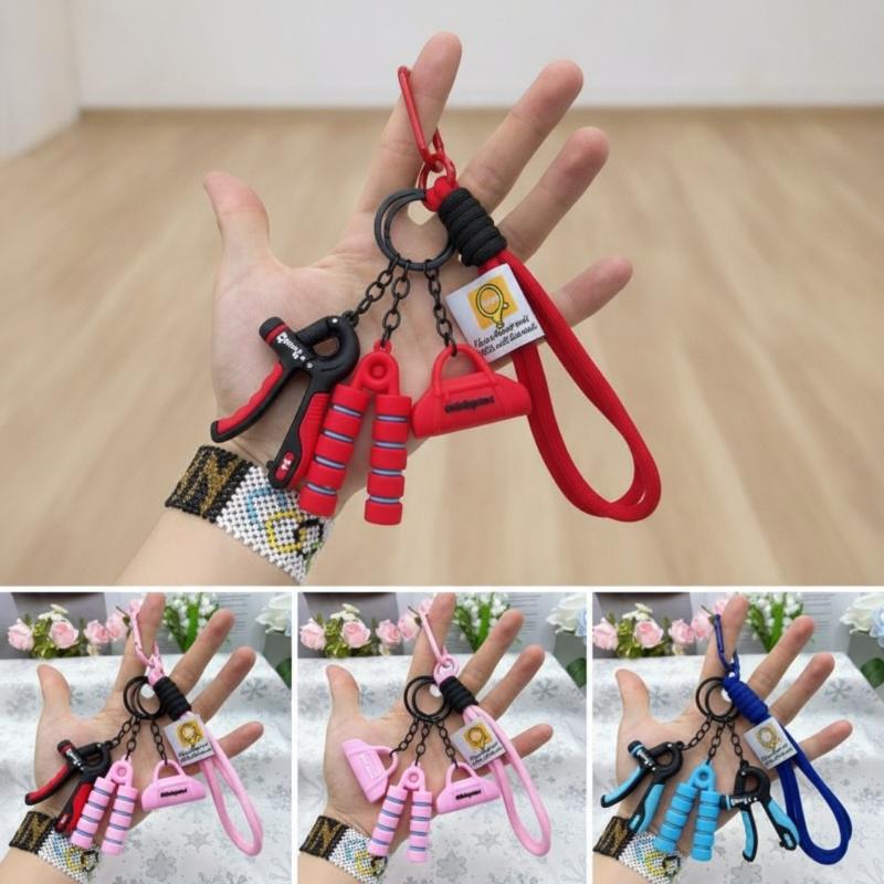 Health Wellness Gifts - พวงกุญแจซีรีส์กีฬาแบบปรับแต่งได้ จี้ธีมฟิตเนสที่ทนทาน 1 ชิ้น อุปกรณ์เสริมกุญแจอเนกประสงค์สำหรับใช้ประจำวัน การออกกำลังกาย