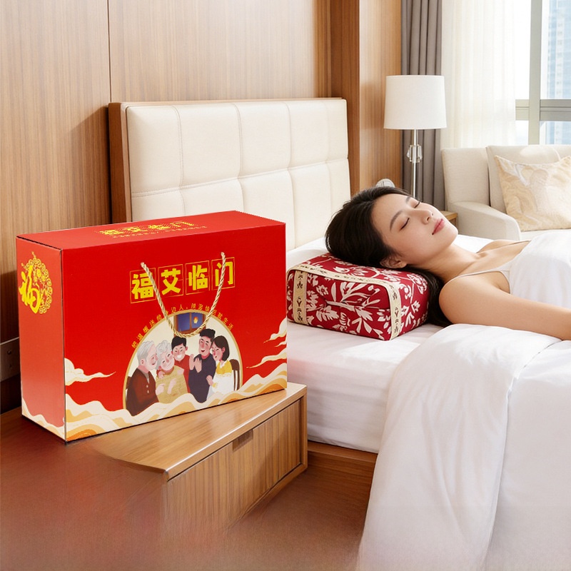 Health Wellness Kit - ชุดของขวัญเพื่อสุขภาพสำหรับบ้าน กล่องของขวัญ หมอนอาร์เทมิเซีย ของที่ระลึกทางธุรกิจ ของที่ระลึกสำหรับลูกค้า ยาจีนโบราณ