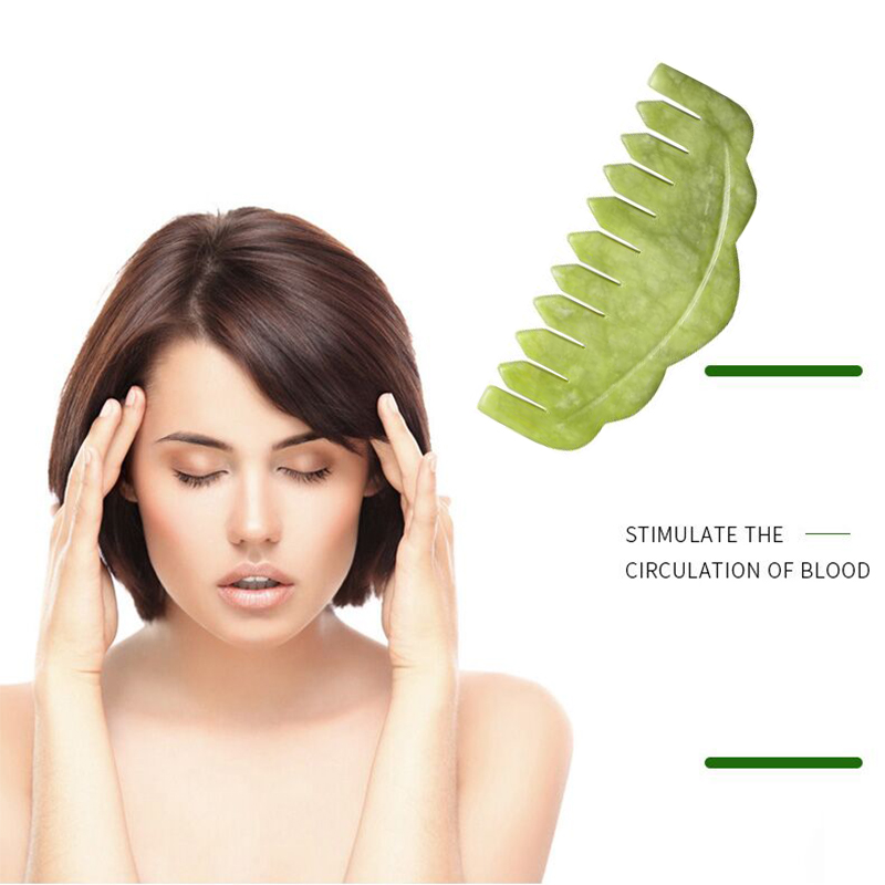 ธรรมชาติสีเขียว Xiuyu Gua Sha  - Jade Gua Sha Tool บทวิจารณ์และราคา