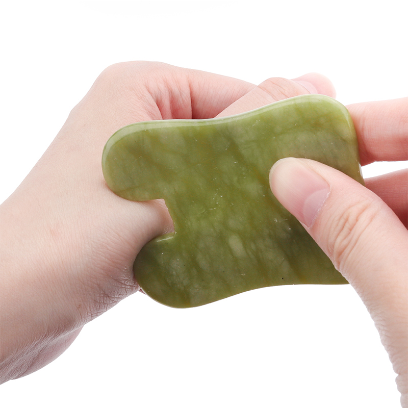 ธรรมชาติสีเขียว Xiuyu Gua Sha  - Jade Gua Sha Tool บทวิจารณ์และราคา