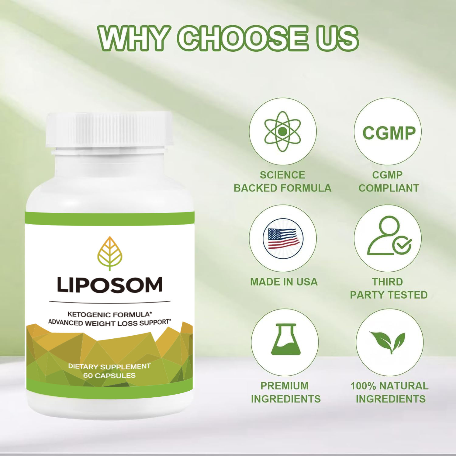 แคปซูลลิโปเซม 60 ชิ้น - สุขภาพ - Health Wellness Energy บทวิจารณ์และราคา