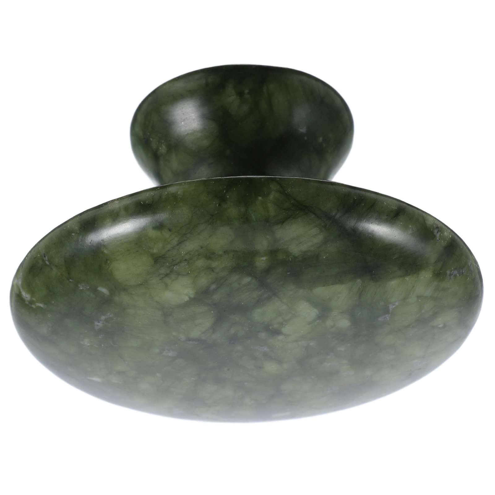 หินหยกนวดหน้า คอ หลัง รูปทรงเห - Jade Gua Sha Tool บทวิจารณ์และราคา