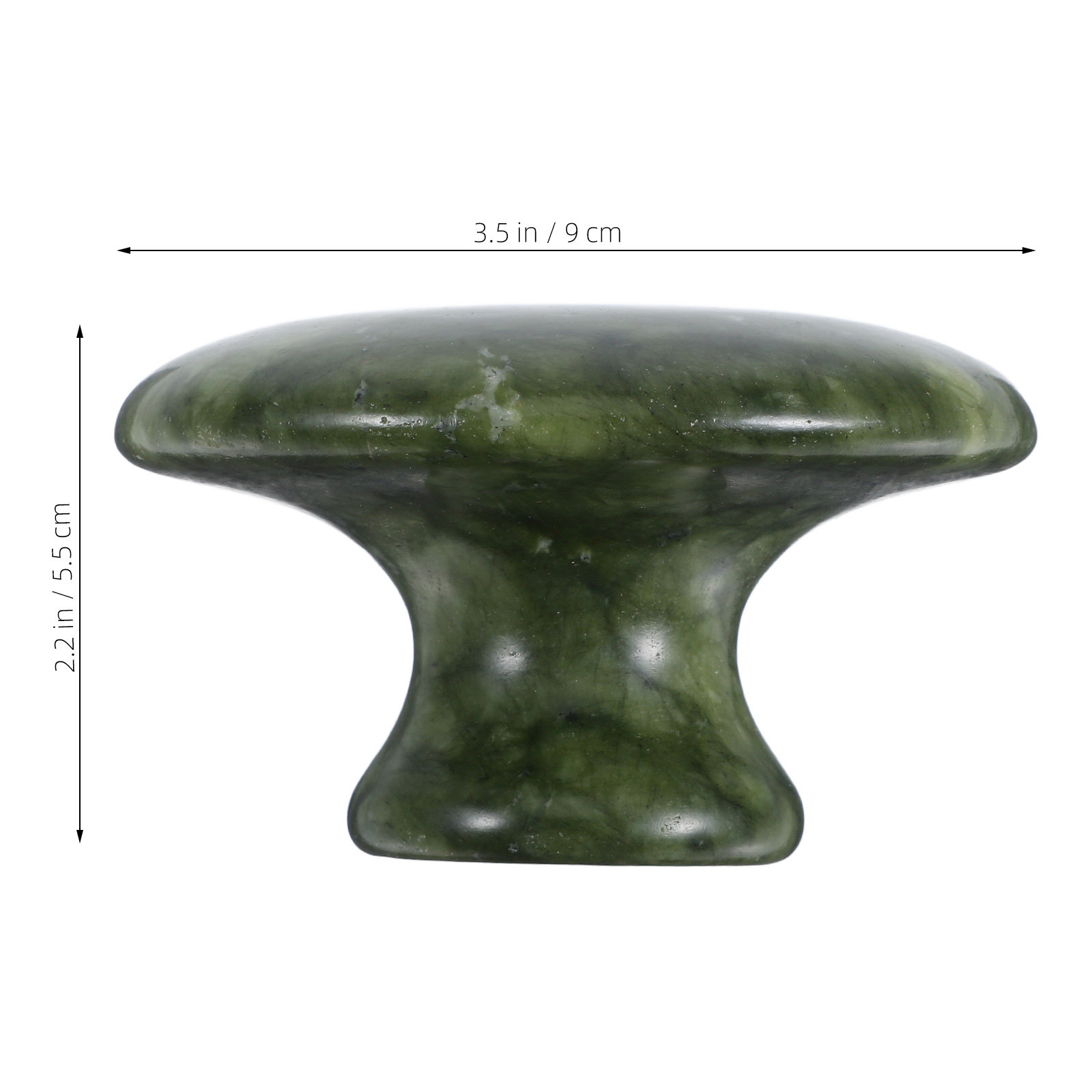 หินหยกนวดหน้า คอ หลัง รูปทรงเห - Jade Gua Sha Tool บทวิจารณ์และราคา
