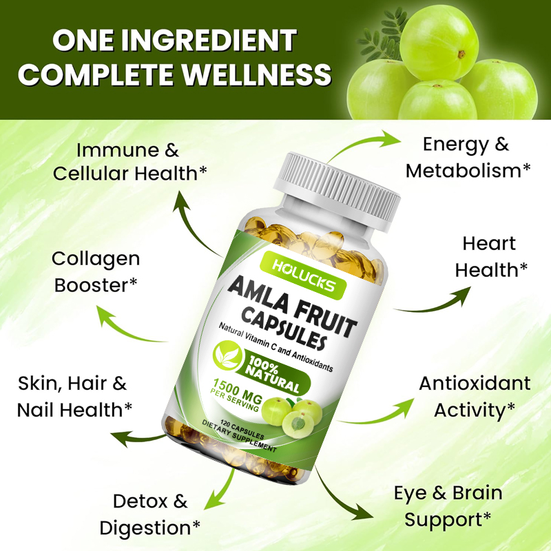 HOLUCKS แคปซูลสารสกัดจากผลอัมล - Health Wellness Energy บทวิจารณ์และราคา