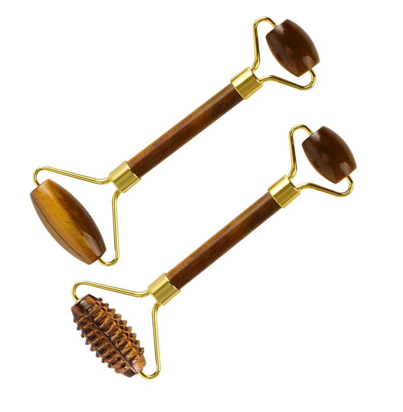 ธรรมชาติ Tiger Eye Jade Roller - Jade Gua Sha Tool บทวิจารณ์และราคา