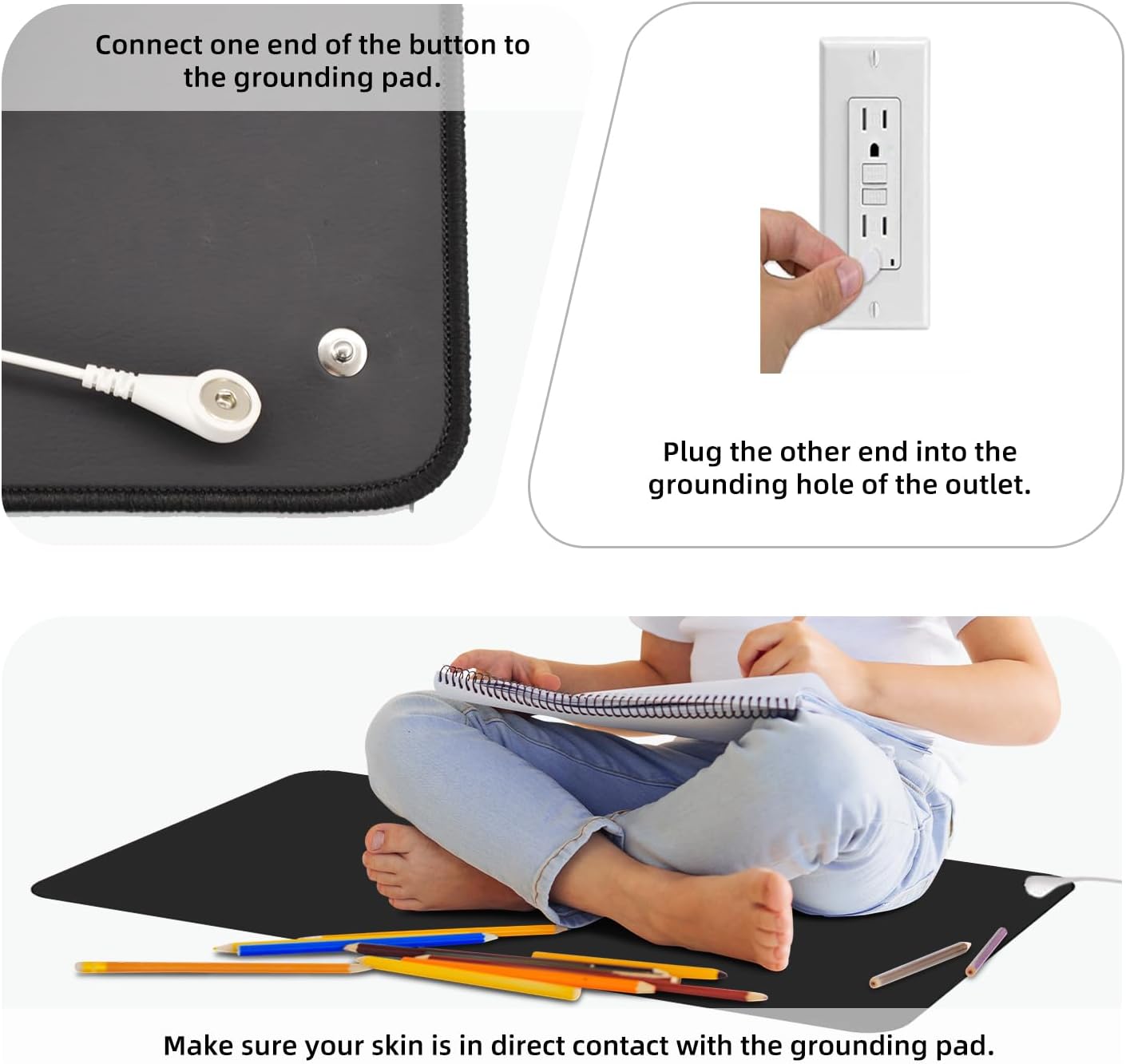 40X60 ซม.Grounding MAT พร้อมสา - Health Wellness Energy บทวิจารณ์และราคา
