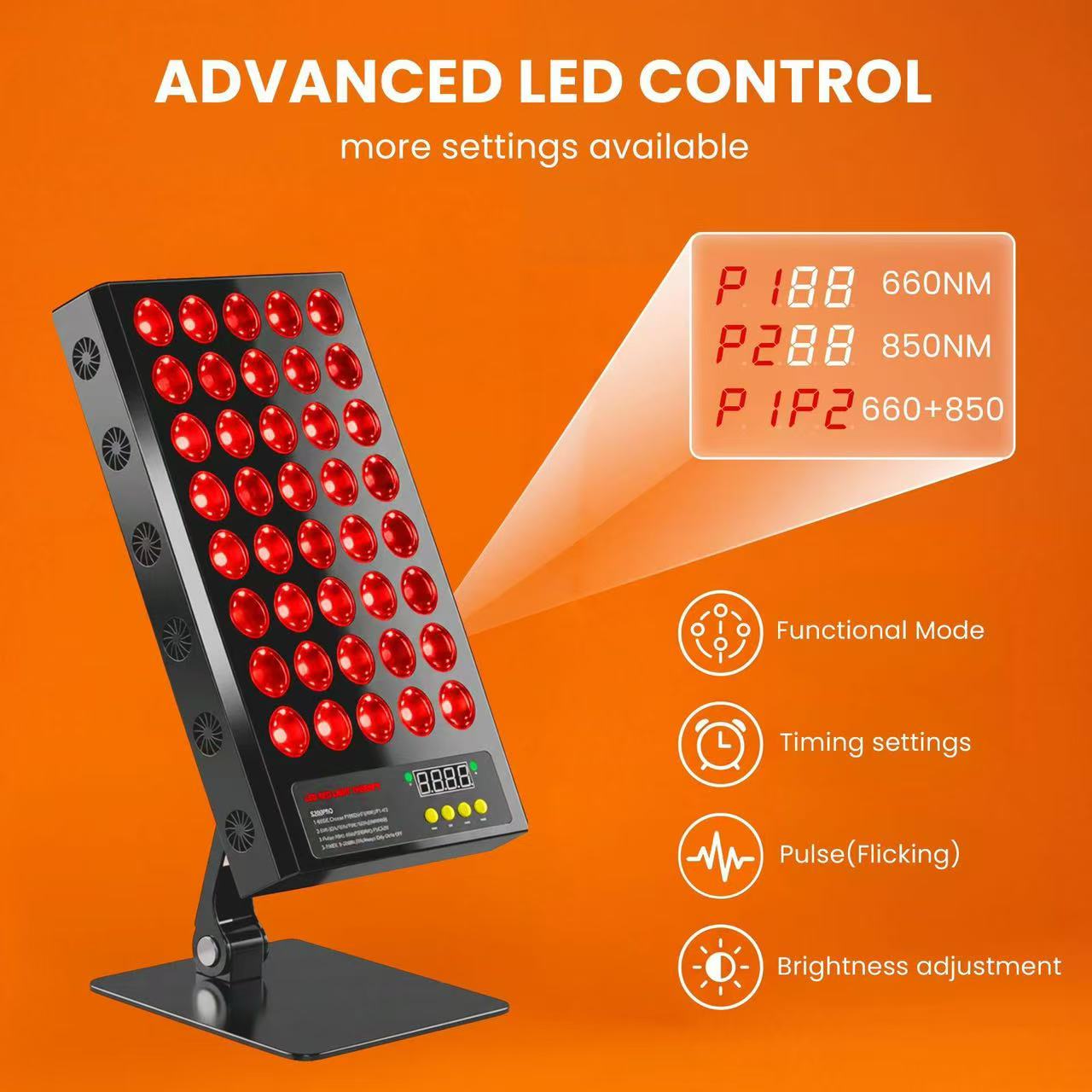 แผงไฟ LED สีแดง 200W สำหรับบำบ - Red Light Therapy Device บทวิจารณ์และราคา
