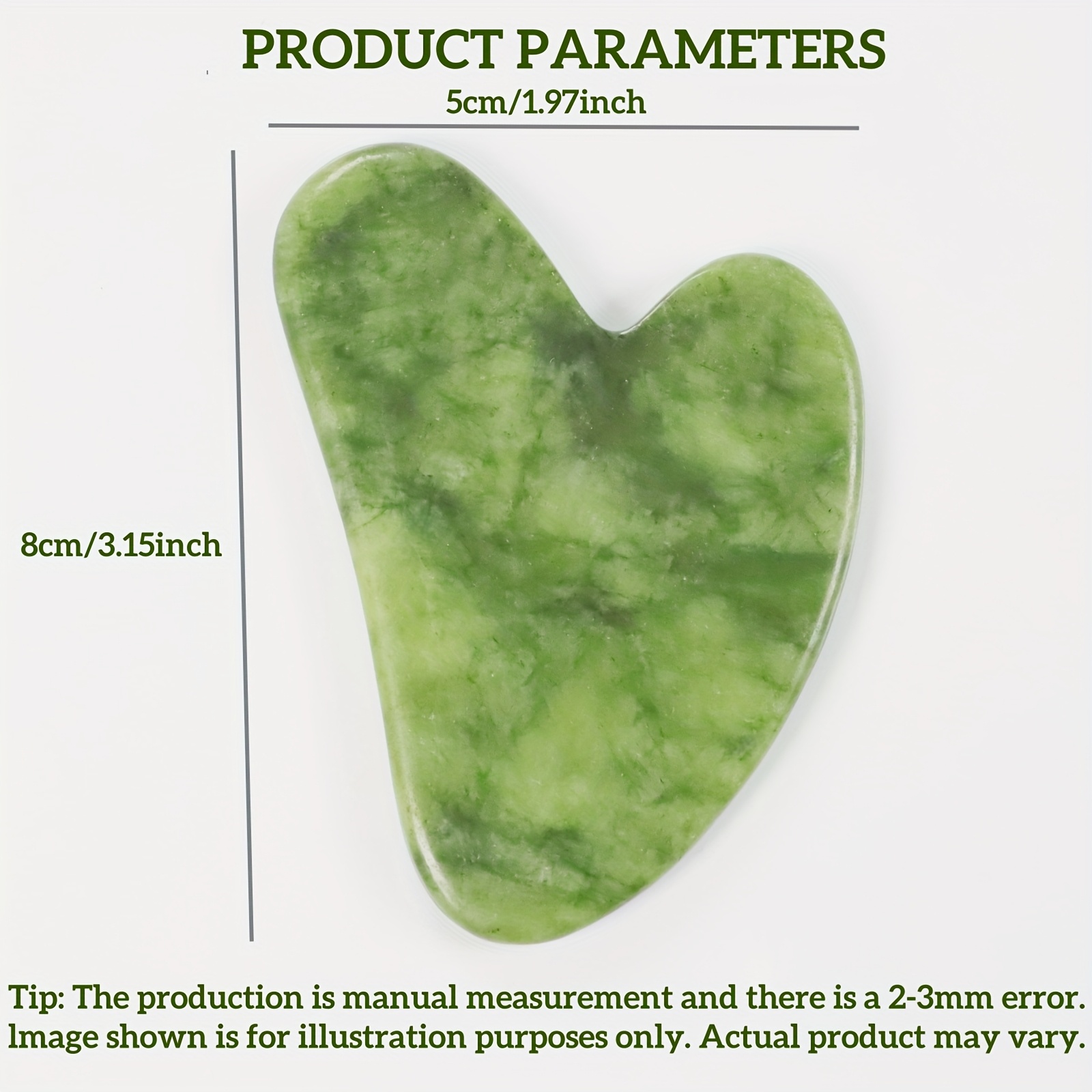 เครื่องมือขูดหน้ากัวซา หยกแท้  - Jade Gua Sha Tool บทวิจารณ์และราคา