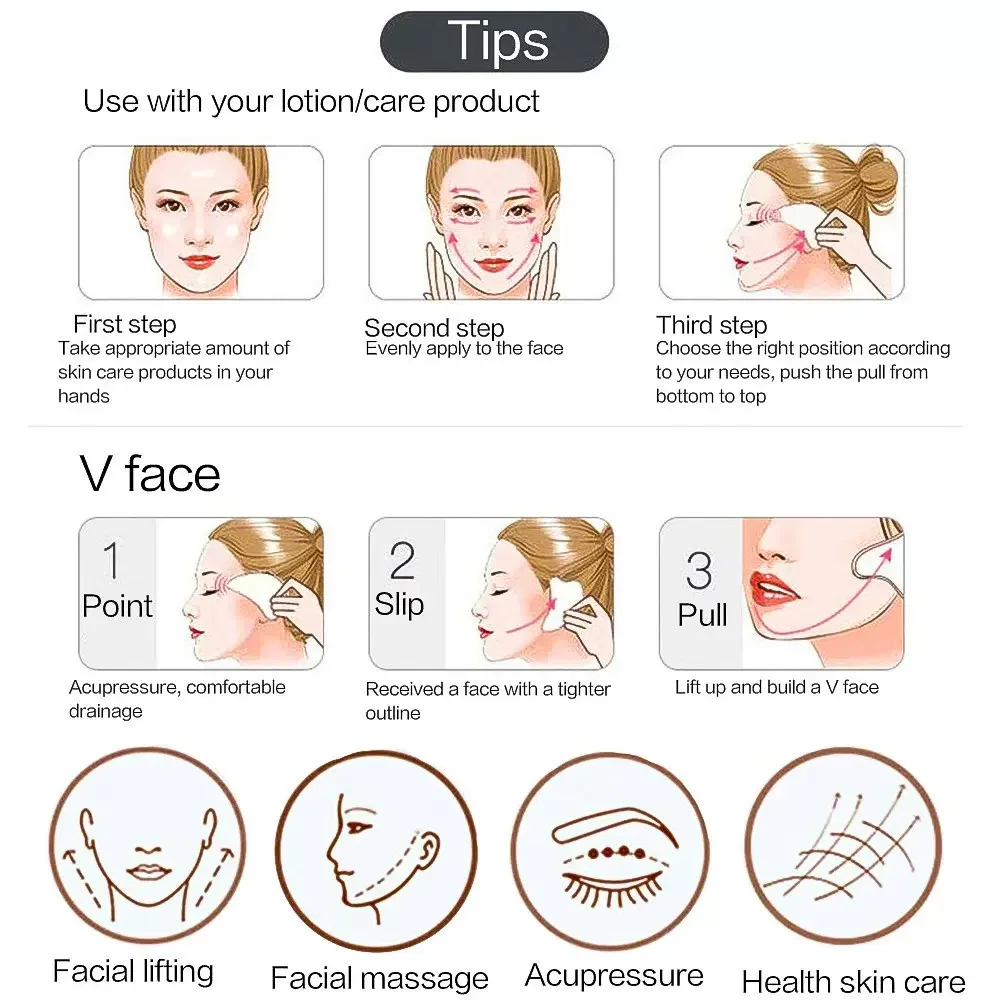 3 ชิ้นชุดเรซิ่น Roller เครื่อง - Jade Gua Sha Tool บทวิจารณ์และราคา